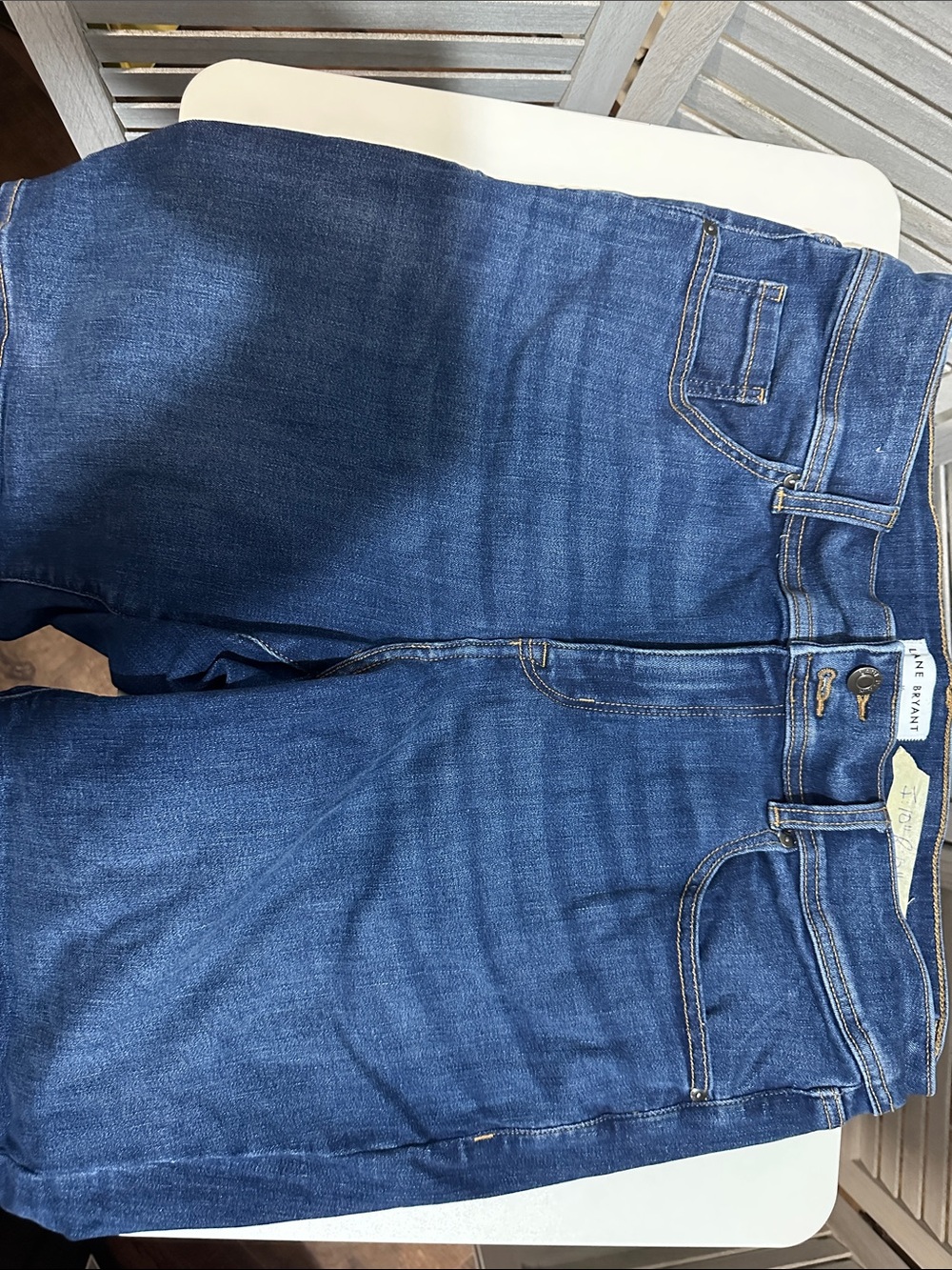 Lane Bryant Indigo High-Rise Straight Jeans